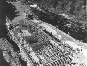 Beginning the Walls at McKay Station 7/25/1952