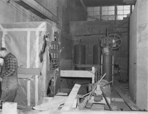 Building the Gov. Cabinet at McKay Station