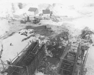 Construction of McKay Station 3/26/1952