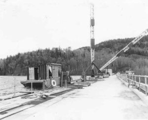 Construction of McKay Station 5/28/1952
