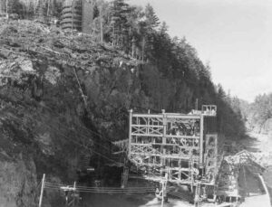 McKay Station Framing Station and Placing Penstocks