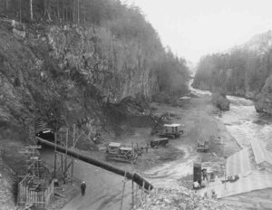 Beginning the Tunnel at Ripogenus Dam 11/15/1951