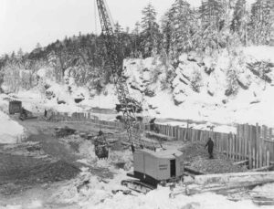 McKay Station Site Cofferdam 2/14/1952