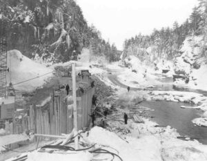 McKay Station Site Cofferdam 2/15/1952