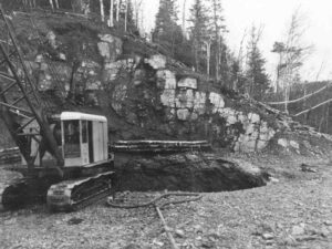 Surge Tank Raw Hole Made With a Crane at McKay Station 5/17/1952