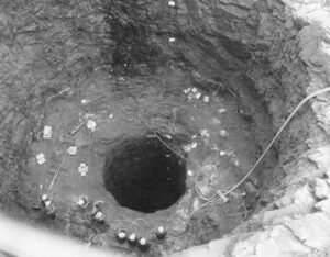 Surge Tank Raw Hole Made With a Crane at McKay Station 5/17/1952