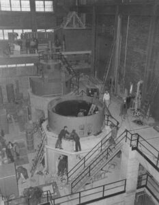 Working on the McKay Station Tunnel Bulkhead at Unit 2