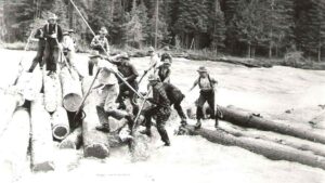 Men Working on the River