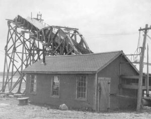 Millinocket, Maine Power Line on Dolby Pond