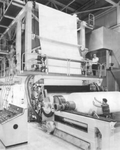 Threading the Paper Coater in the Millinocket Mill