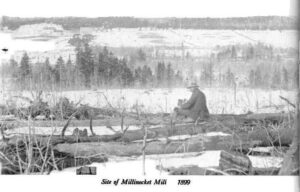 Site of the Millinocket Mill 1899