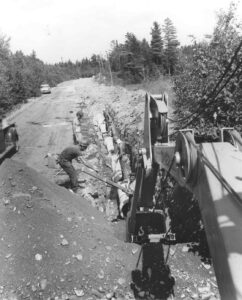 Building the Sulfite Pipe Line Construction