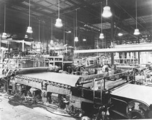 Wet Ends of the Paper Machines in the Millinocket Mill