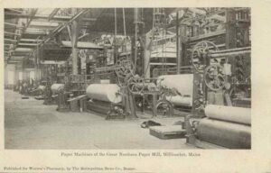 Paper Making Machines in the Millinocket Mill