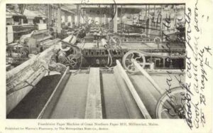 Paper Making Machines in the Millinocket Mill