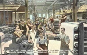 Paper Room Workers in the Millinocket Paper Mill