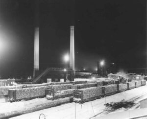 Millinocket Paper Mill at Night