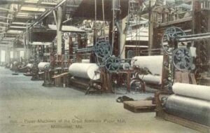 Paper Making Machines in the Millinocket Mill
