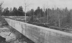 Construction of North Twin Dam