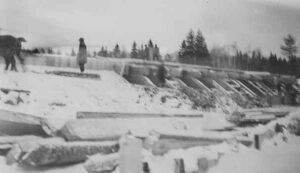 Construction of North Twin Dam