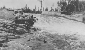 Construction of North Twin Dam