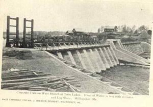 Construction of North Twin Dam