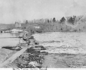 1st North Twin Dam (wooden) and Boom House