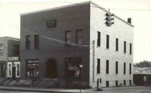 Odd Fellows Bank on Penobscot Ave. in Millinocket, Maine