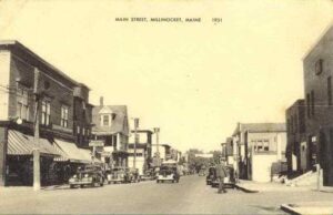 Penobscot Ave. in 1931 in Millinocket, Maine