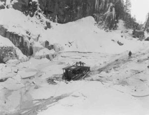 Plowing Snow at McKay Station 12/27/1951