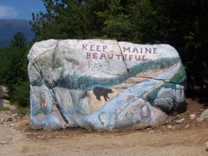 Pockwockamus Rock in Baxter State Park