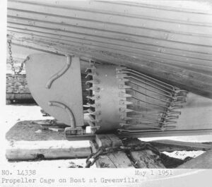 Propeller Cage on a Boat at Greenville, Maine 5/1/1951