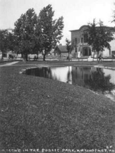 Public Park with Pond in Millinocket, Maine
