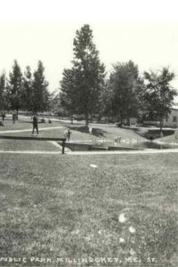 Public Park with Pond in Millinocket, Maine