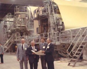 Ray Taylor and Maine Governor John McKernan
