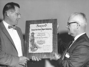 Receiving Keep Maine Green Plaque