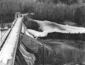 Aerial View of Ripogenus Dam