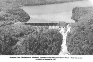 Aerial View of Ripogenus Dam