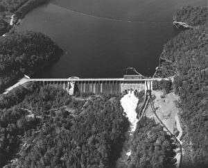 Aerial View of Ripogenus Dam