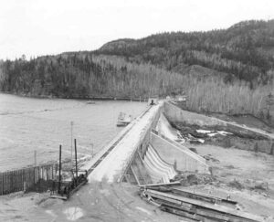 Ripogenus Dam During Construction