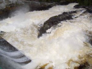 Ripogenus Dam with Runoff