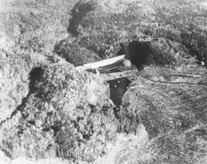 Aerial View Behind Ripogenus Dam