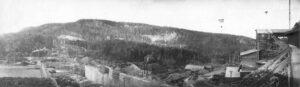 Panorama of Ripogenus Dam Before Dam