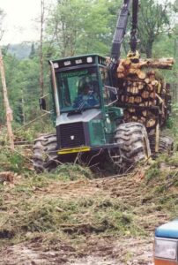 Skidder Working