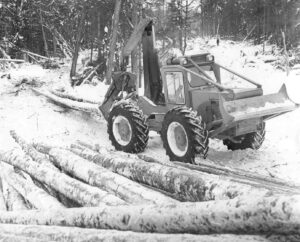 Skidding Wood with a Skidder