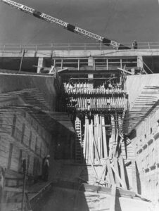 Starting the Cofferdam for Penstock at the Ripogenus Dam 7/1/1952