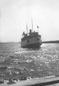 Steam Boat Headed for the Dock