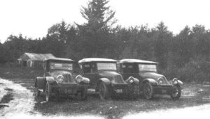Three Early Great Norther Paper Company Cars