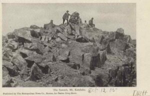 Top of Mt. Katahdin 10/12/1905