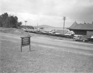 Rail Cars Loaded with Tractors at Woodlands Shop